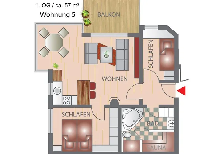 Apartamento Meerblick 5 - Großenbrode